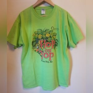 Chameleon Brewing Hop On Top Ale Beer Tshirt Men Women Breweriana
